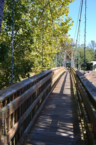 Obraz na płótnie Suspension bridge in Houston, Texas w salonie