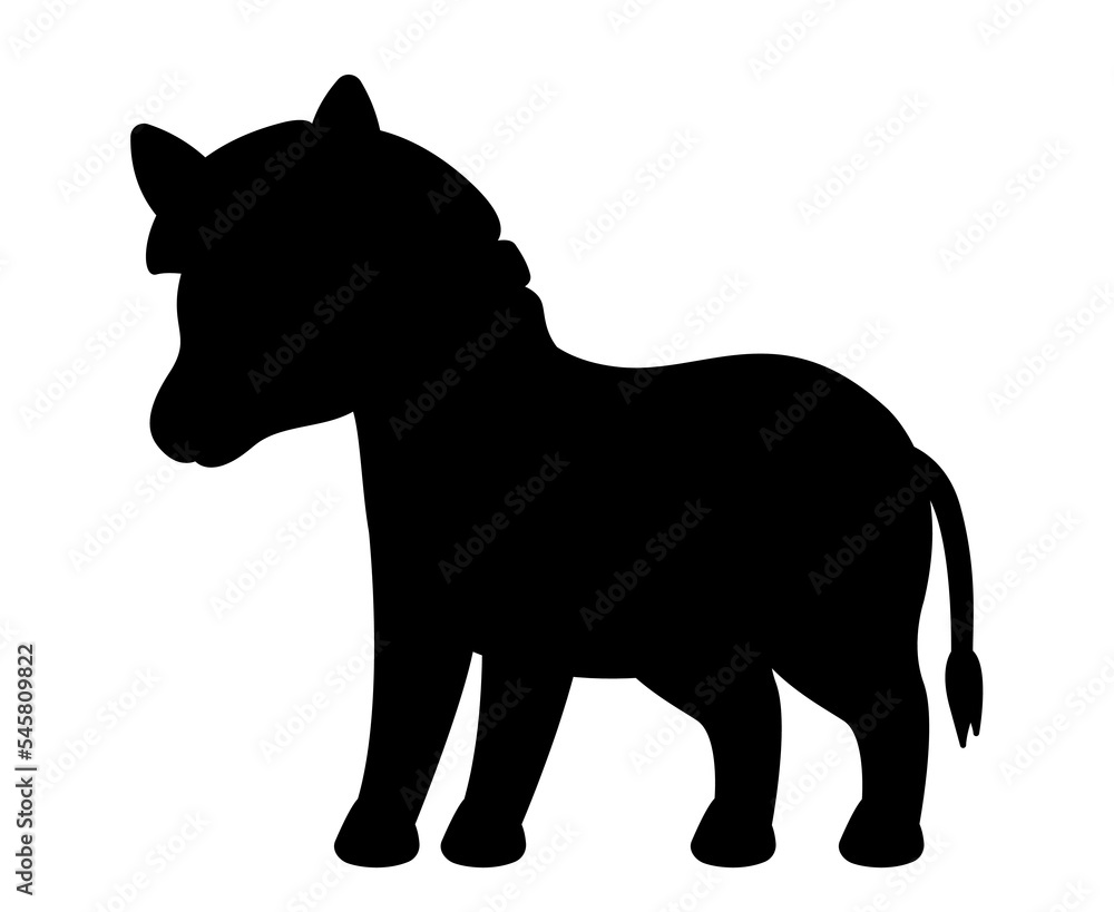 Dark silhouette of pony. Shadow of small animal, aesthetics and elegance. Poster or banner for website. Biology, nature and fauna. Fashion, trendy and style. Cartoon flat vector illustration Dark silhouette of pony. Shadow of small animal, aesthetics and elegance. Poster or banner for website. Biology, nature and fauna. Fashion, trendy and style. Cartoon flat vector illustration