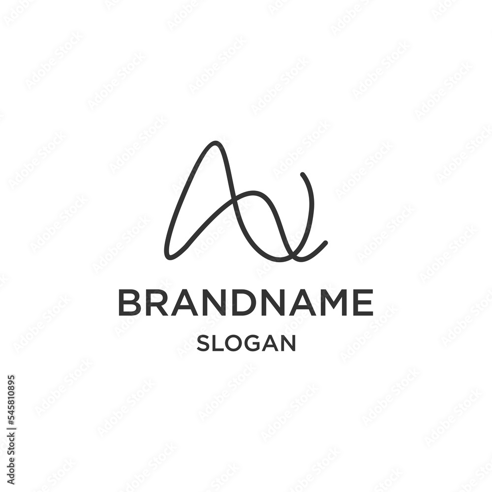 Letter w abstract logo icon design template vector illustration Letter w abstract logo icon design template vector illustration