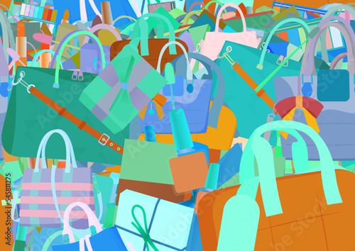 Background pattern abstract seamless design texture. Theme is about small, seasonal, ointment, pomatum, box, wedding, leather, Laptop Backpack, handbag, ribbon, festive, buckle, cosmetology