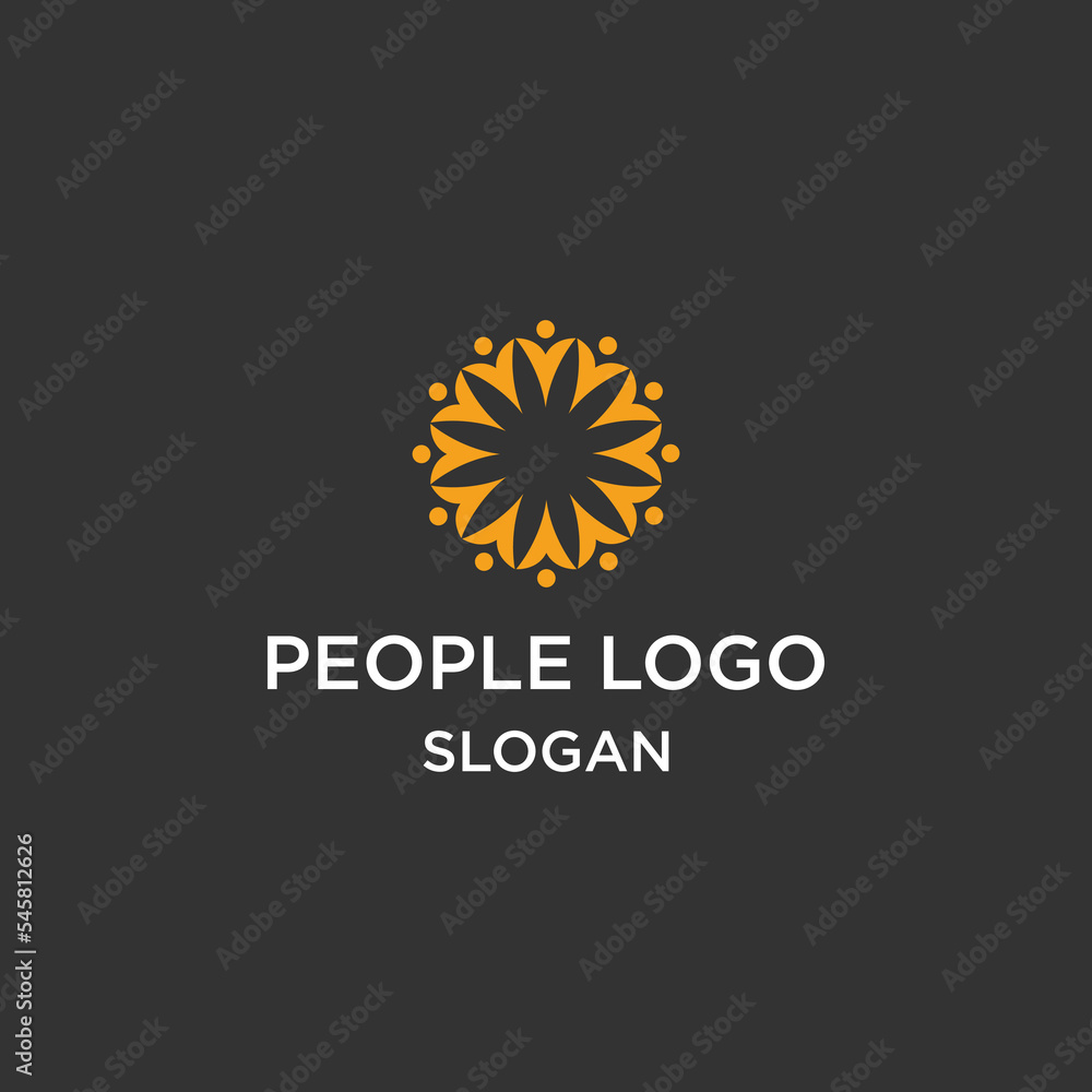 People logo icon design template vector illustration People logo icon design template vector illustration
