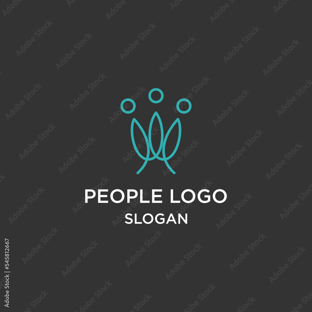 People logo icon design template vector illustration People logo icon design template vector illustration