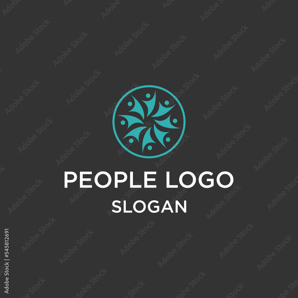 People logo icon design template vector illustration People logo icon design template vector illustration