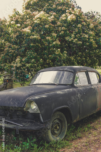 old abandoned car