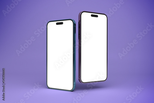 iphone 14 pro mockup. smartphone mockup. mobile phone mock up photo