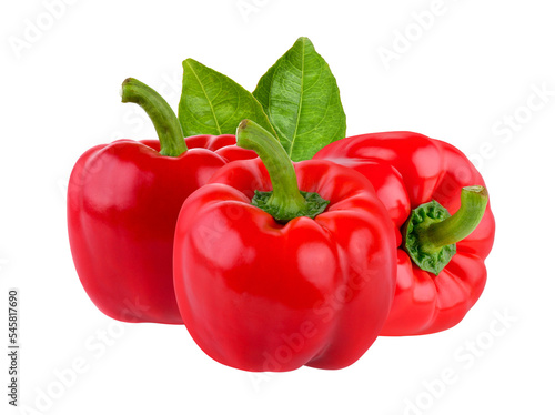 Fototapete Pepper isolated on transparen png