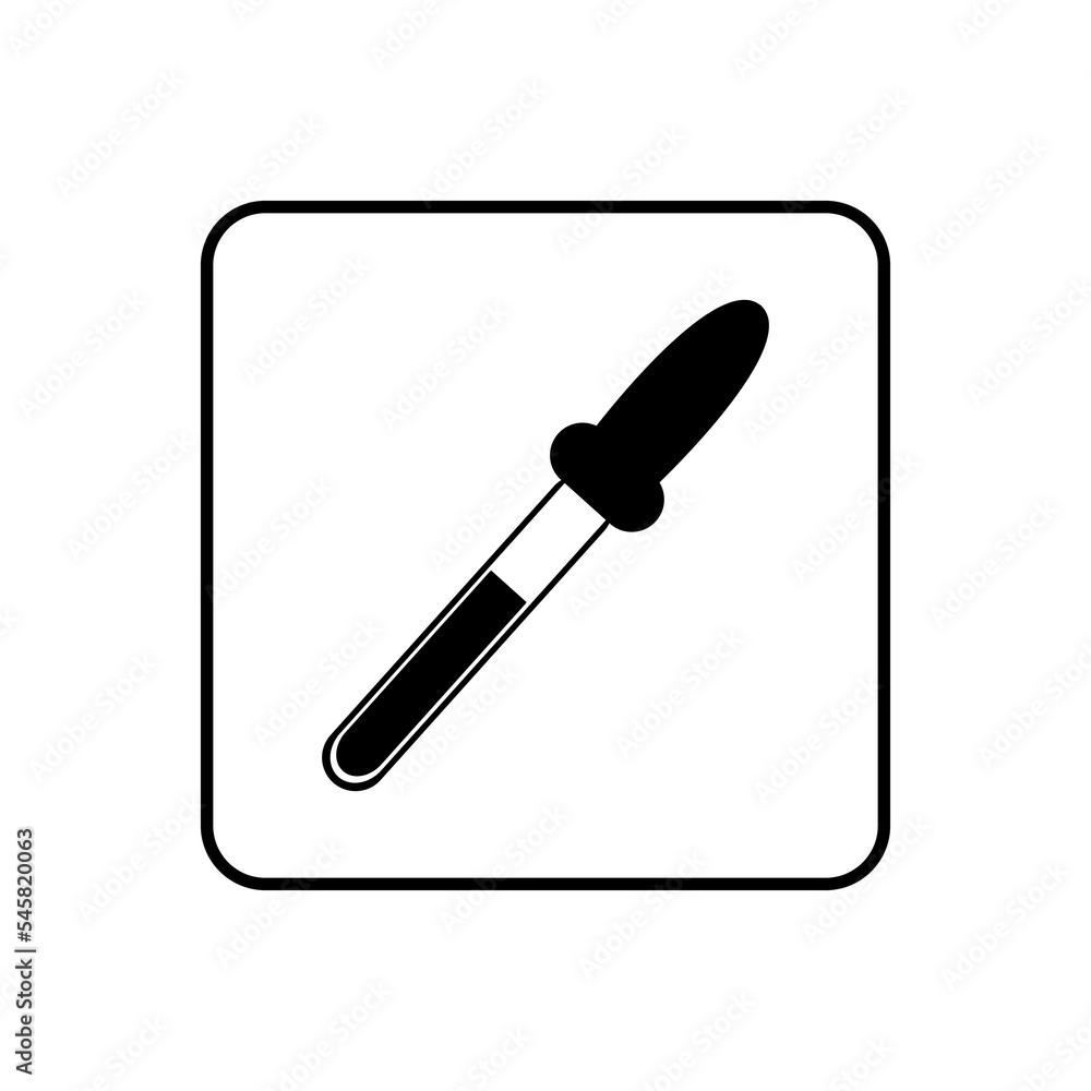 Dropper icon vector Dropper icon vector