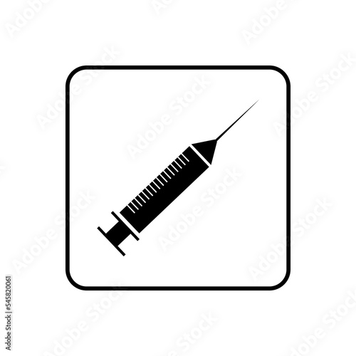 Injection icon vector