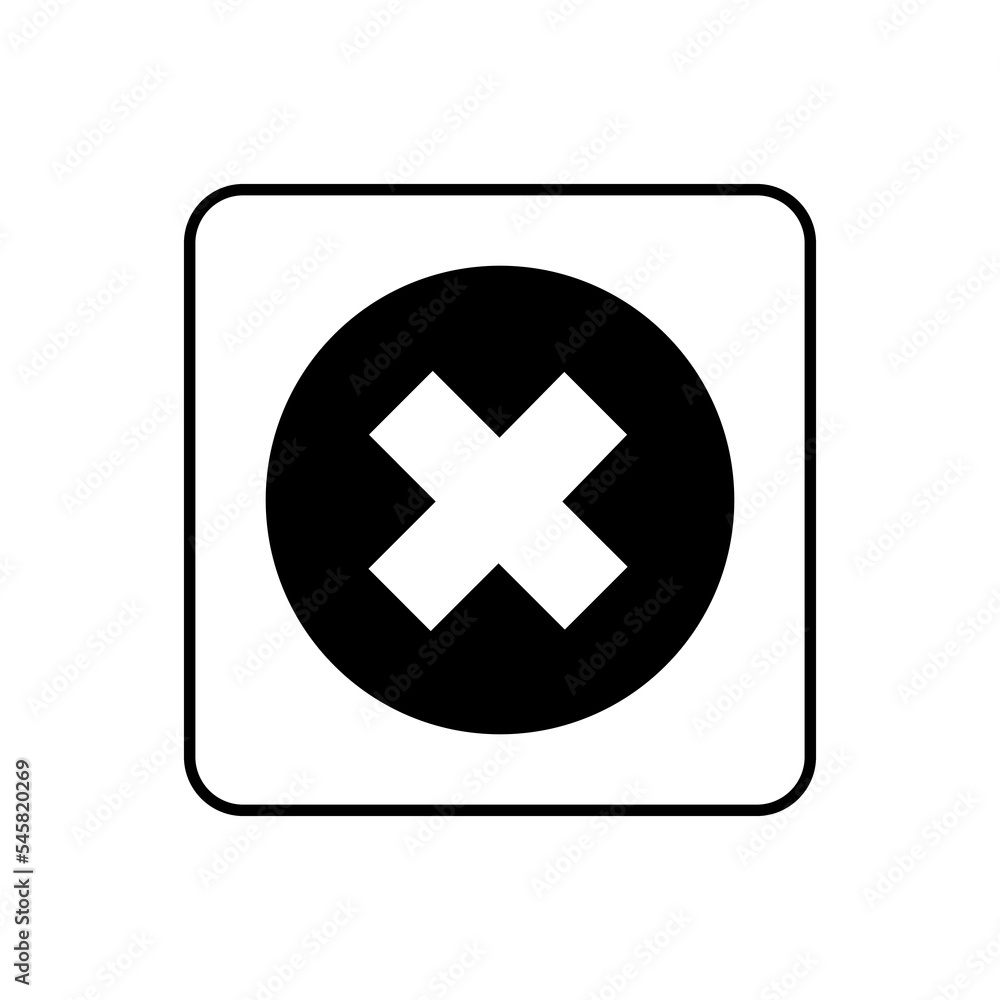 Cross icon vector Cross icon vector