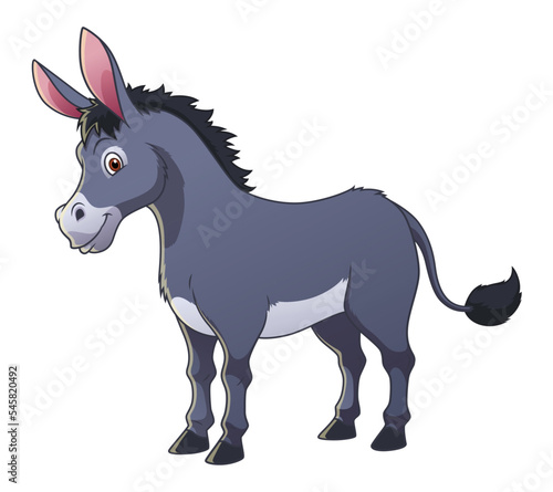 Donkey Cartoon Animal Illustration