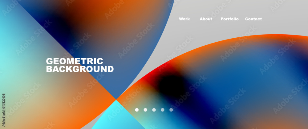 Overlapping circles abstract background template Overlapping circles abstract background template