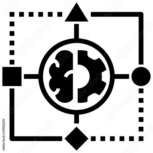 algorithm glyph style icon