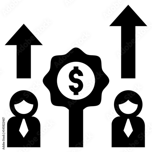 bid glyph style icon