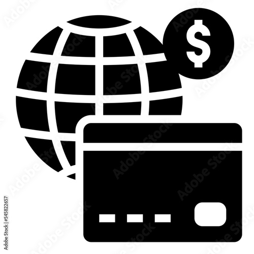 card glyph style icon