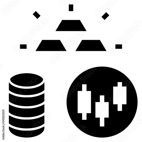 commodity glyph style icon