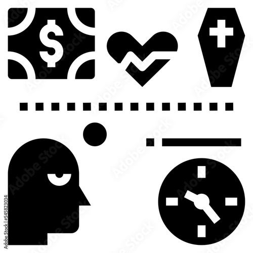 contingent glyph style icon