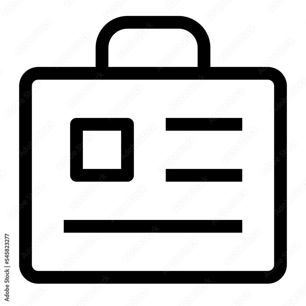 Icon Blackboard With Style Outline Icon Blackboard With Style Outline