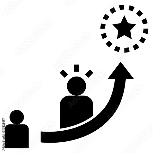 disrupt glyph style icon