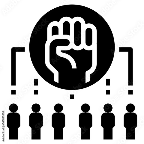 empowered glyph style icon