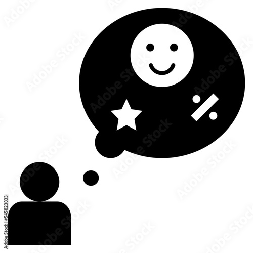 expectation glyph style icon