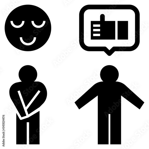 humble glyph style icon