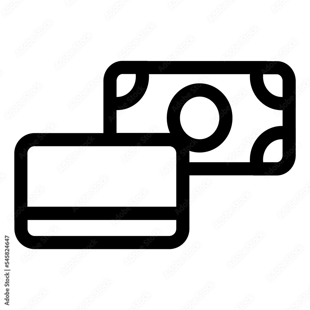 Debit card and money icon design for finance and business theme Debit card and money icon design for finance and business theme