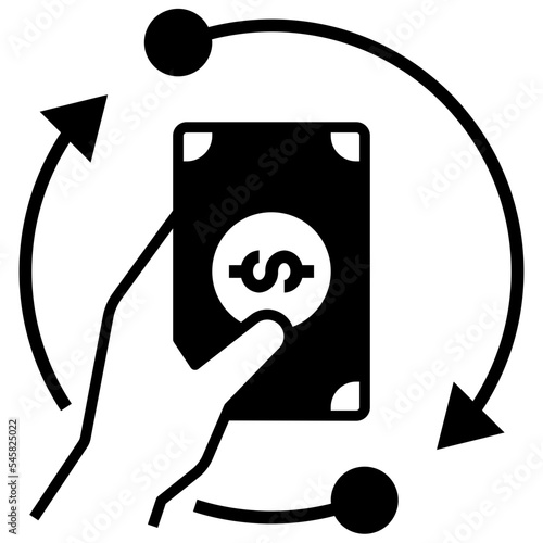 liquidity glyph style icon
