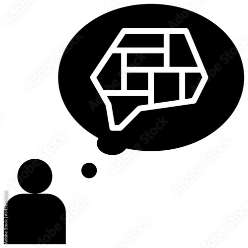 logical glyph style icon