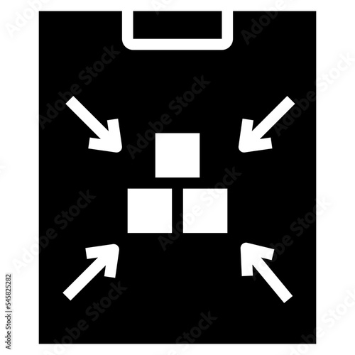 minimizing glyph style icon
