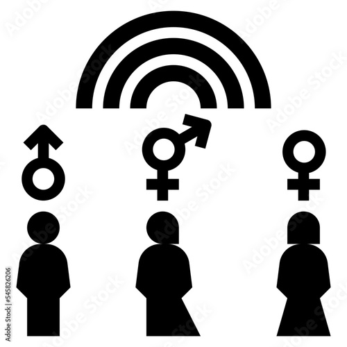 queer glyph style icon