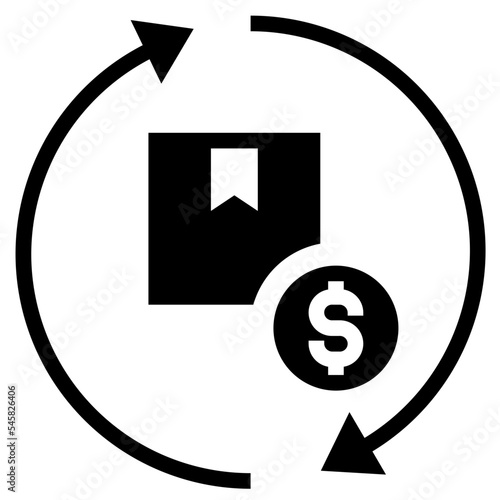 resell glyph style icon