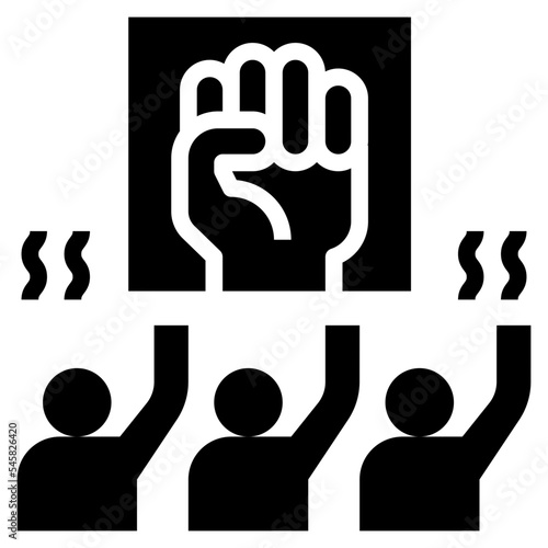 resistance glyph style icon