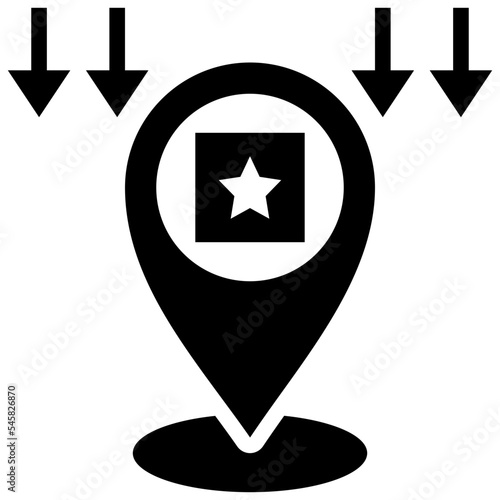 specific glyph style icon