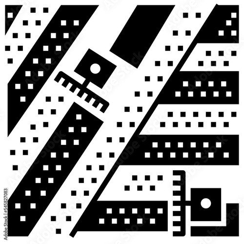 Photos swath glyph style icon