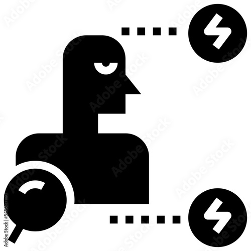 symptom glyph style icon