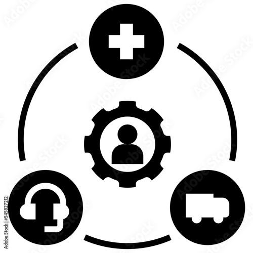 tertiary glyph style icon