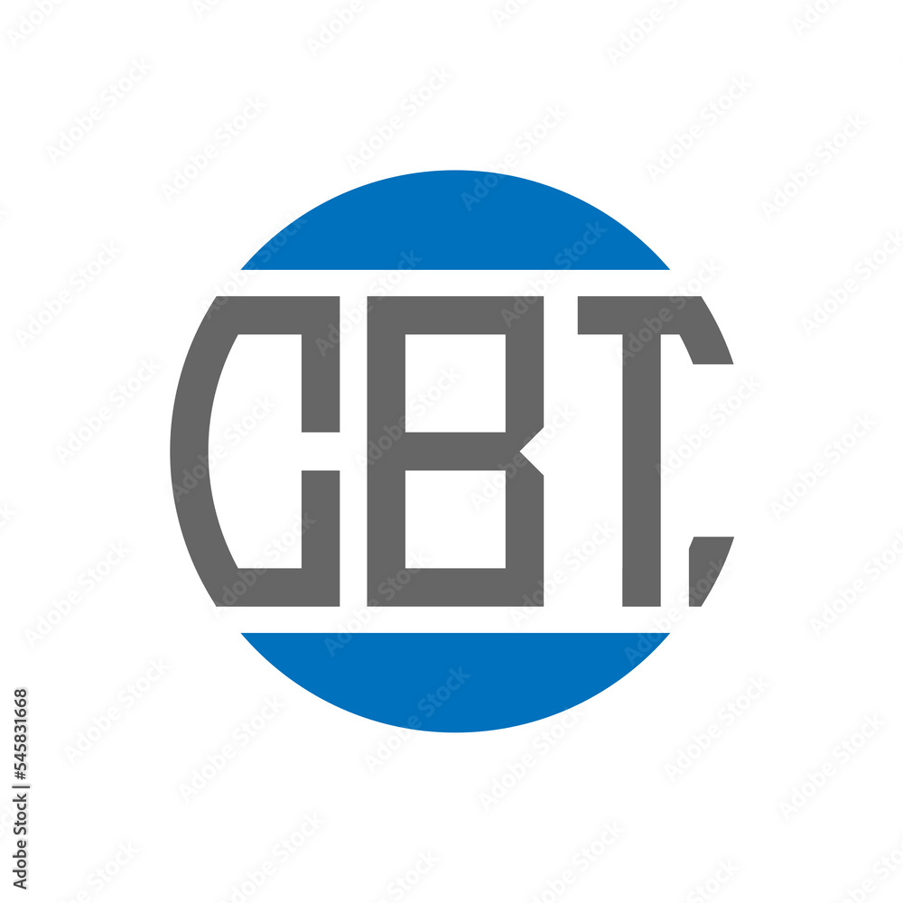 CBT letter logo design on white background. CBT creative initials ...