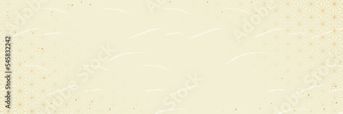 麻の葉文様のシンプル背景