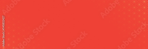 麻の葉文様のシンプル和柄背景