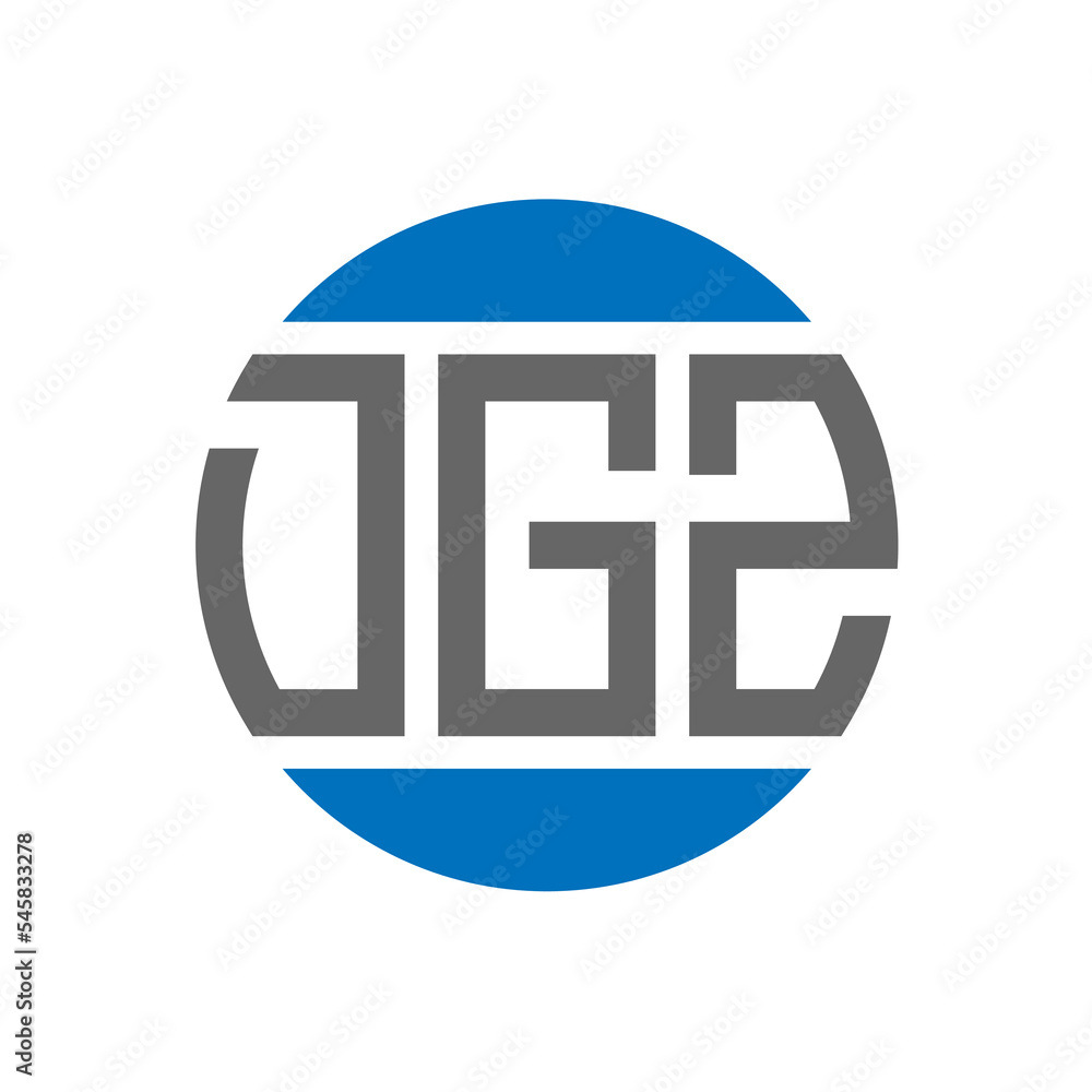 DGZ letter logo design on white background. DGZ creative initials circle logo concept. DGZ letter design. DGZ letter logo design on white background. DGZ creative initials circle logo concept. DGZ letter design.
