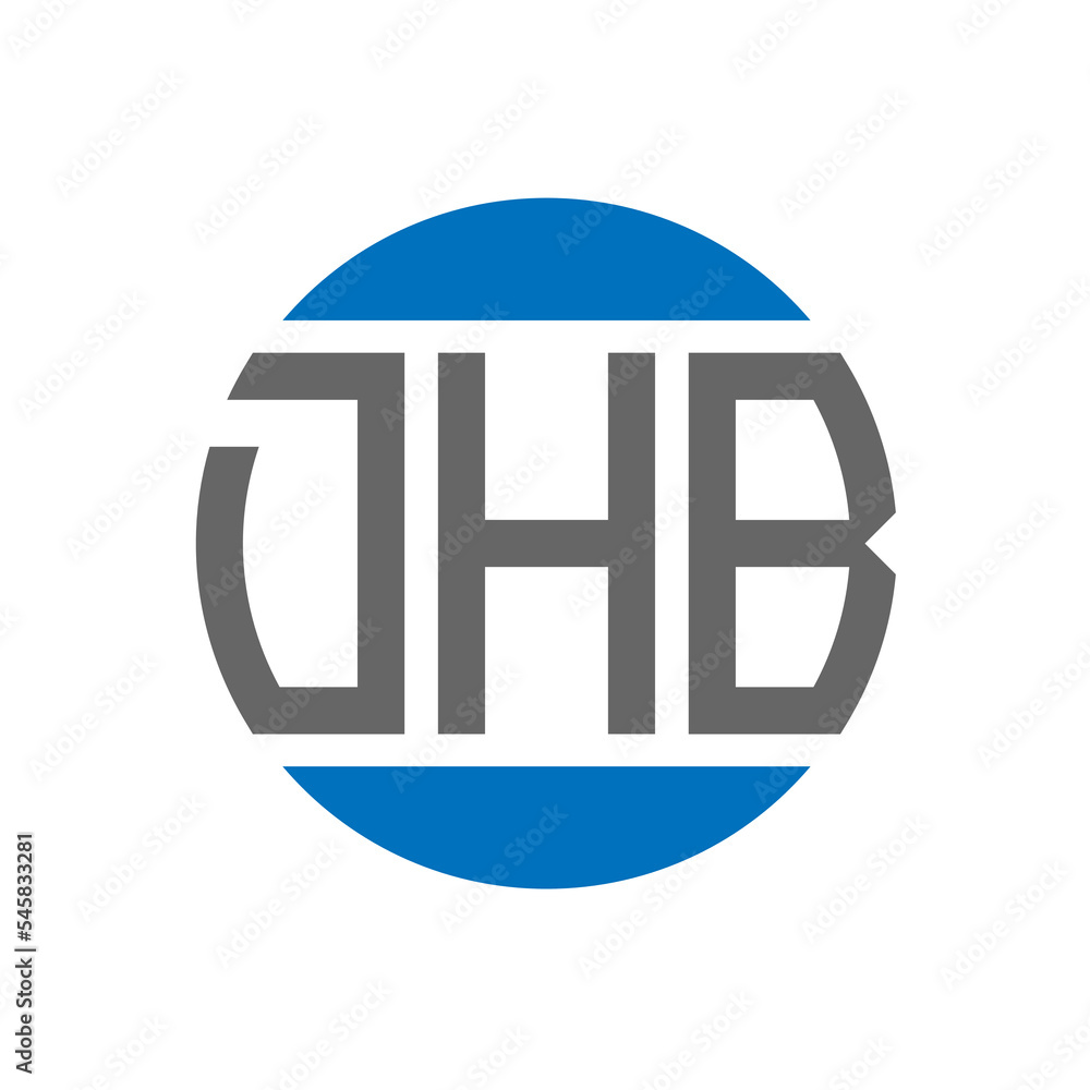 DHB letter logo design on white background. DHB creative initials circle logo concept. DHB letter design. DHB letter logo design on white background. DHB creative initials circle logo concept. DHB letter design.