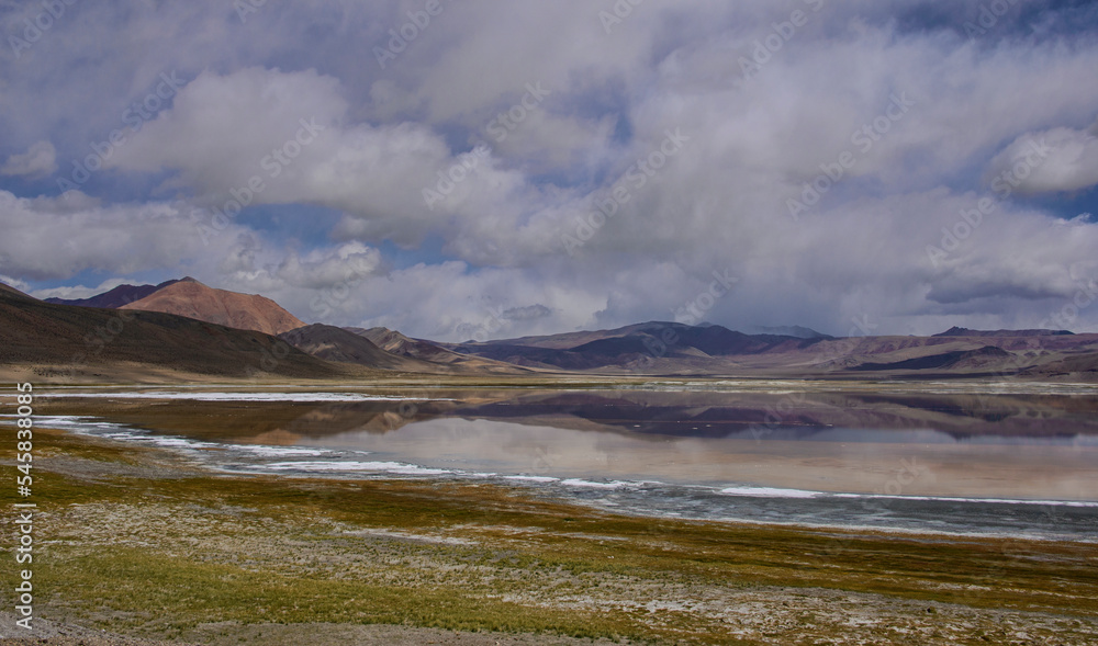 Stunning view of Tso Kar Lake, Ladakh, India Stunning view of Tso Kar Lake, Ladakh, India