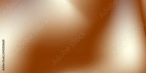 Light brown background abstract wavy elements with satin effect for presentation background design.