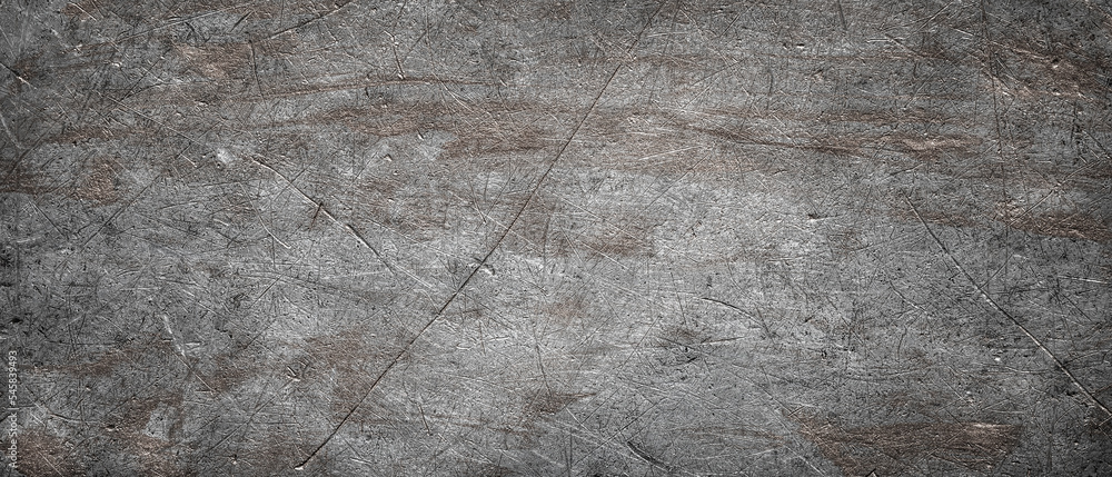 Old scratched metal texture background - obrazy, fototapety, plakaty 