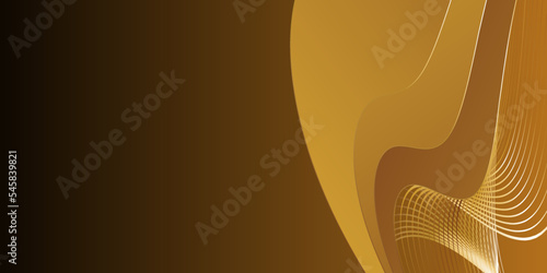 Modern luxury brown gold background vector