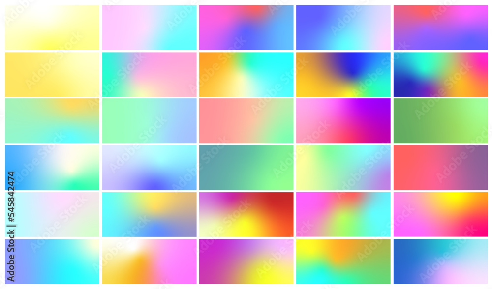 Big set of gradients. Big set of gradients.