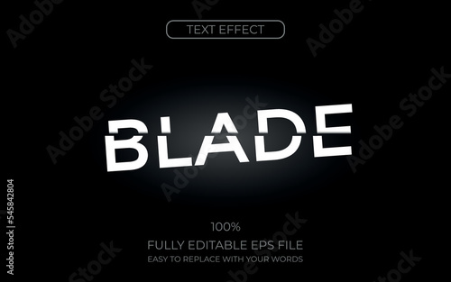 text effect blade style