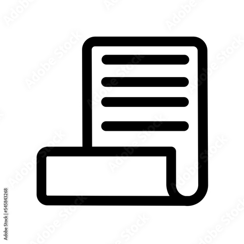 Bill Invoice Payment Receipt Icon