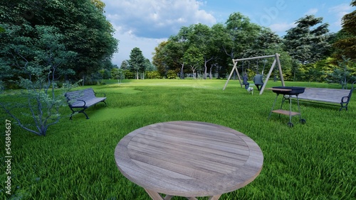 Mesa en Parque
