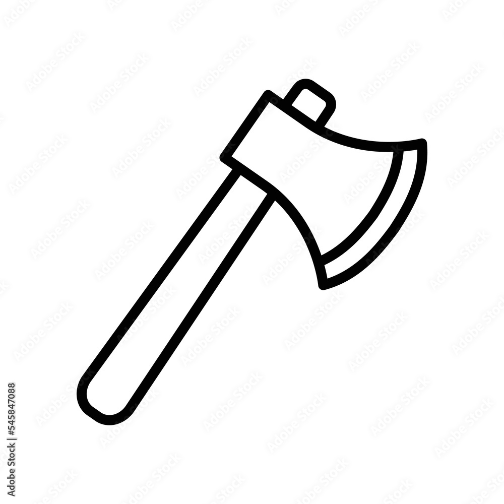 axe icon vector design template in white background axe icon vector design template in white background
